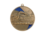 Medaille frappee fer natation 50mm
