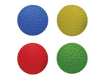 Lot de 4 balles alveolees 10cm