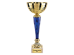 Coupe class or/bleu h 30cm d 120mm