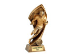 Trophee resine rugby h.22 cm