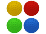 Lot de 4 balles sensoriellles 10cm