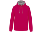 Sweatshirt capuche contrastée homme
