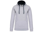 Sweatshirt capuche contrastée homme