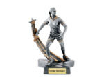 Trophee resine tdt femme h. 21 cm
