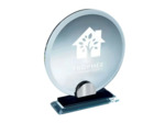 Trophee verre epaisseur 10mm h.22cm