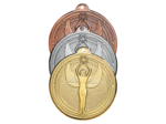 Medaille frappee fer victoire 50mm