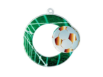 Medaille plexi diam50 football