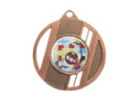 Medaille fer a trou diam50mm bronze