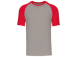 T-shirt bicolore manches courtes
