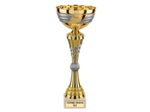Coupe or/argent mat h.30cm bol