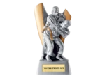 Trophee resine judo h. 14 cm