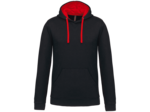 Sweatshirt capuche contrastée homme