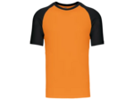 T-shirt bicolore manches courtes