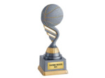 Trophee plas basket-ball h 18 cm