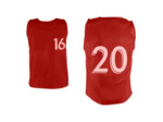 Lot de 5 chasubles numéro 16 à 20
