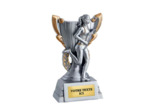 Trophee resine discip running h 11cm