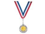 Ruban medaille bleu/blanc/rouge lg 80x2.2cm
