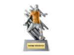 Trophee resine eco foot h.11cm