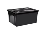 Bac de rangement 50 l avec couvercle
