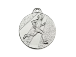 Medaille frappee fer argent running d 32 mm