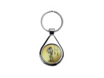 Porte-clef argent avec ecrin