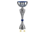 Coupe class arg/bleu h 38cm d 140mm