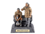 Trophee resine coach h.17x21 cm