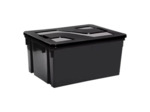 Bac de rangement 50 l avec couvercle