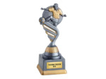 Trophee plastique football h 18 cm