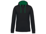Sweatshirt capuche contrastée homme
