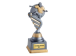 Trophee plastique football h 18 cm
