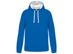 Sweatshirt capuche contrastée homme
