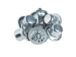 Crampons 16 mm coniques aluminium -