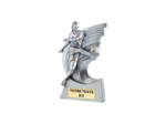 Trophee resine foot feminin 3d h.20cm
