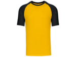 T-shirt bicolore manches courtes