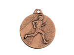 Medaille frappee fer brz running d 32 mm
