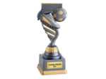Trophee plastique football h 18 cm