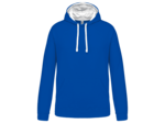 Sweatshirt capuche contrastée homme