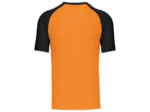 T-shirt bicolore manches courtes