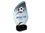 Trophee verre epais 10 mm h 23 cm