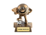 Trophee resine foot h. 10cm