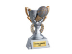 Trophee resine discip basket-ball h 11cm
