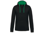 Sweatshirt capuche contrastée homme