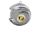 Medaille zamak diam70mm argent
