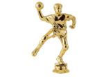 Sujet plastique or handball h. 14cm