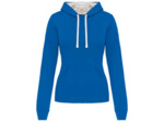 Sweatshirt capuche contrastée femme