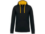 Sweatshirt capuche contrastée homme