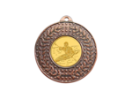 Medaille porte-centre fer bronze 50mm