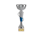 Coupe eco arg/bleu h 26cm d 100mm