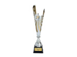 Coupe classique argent/or hauteur 4